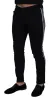 Elegant Black Slim Fit Denim Pants sold by Louxly