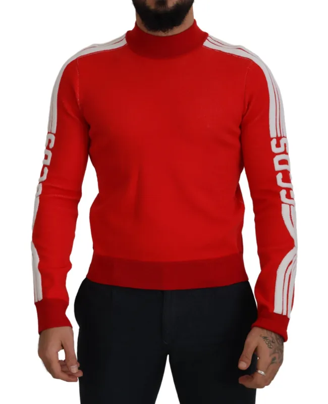 Elegant Red Pullover Sweater for Men sold by Louxly