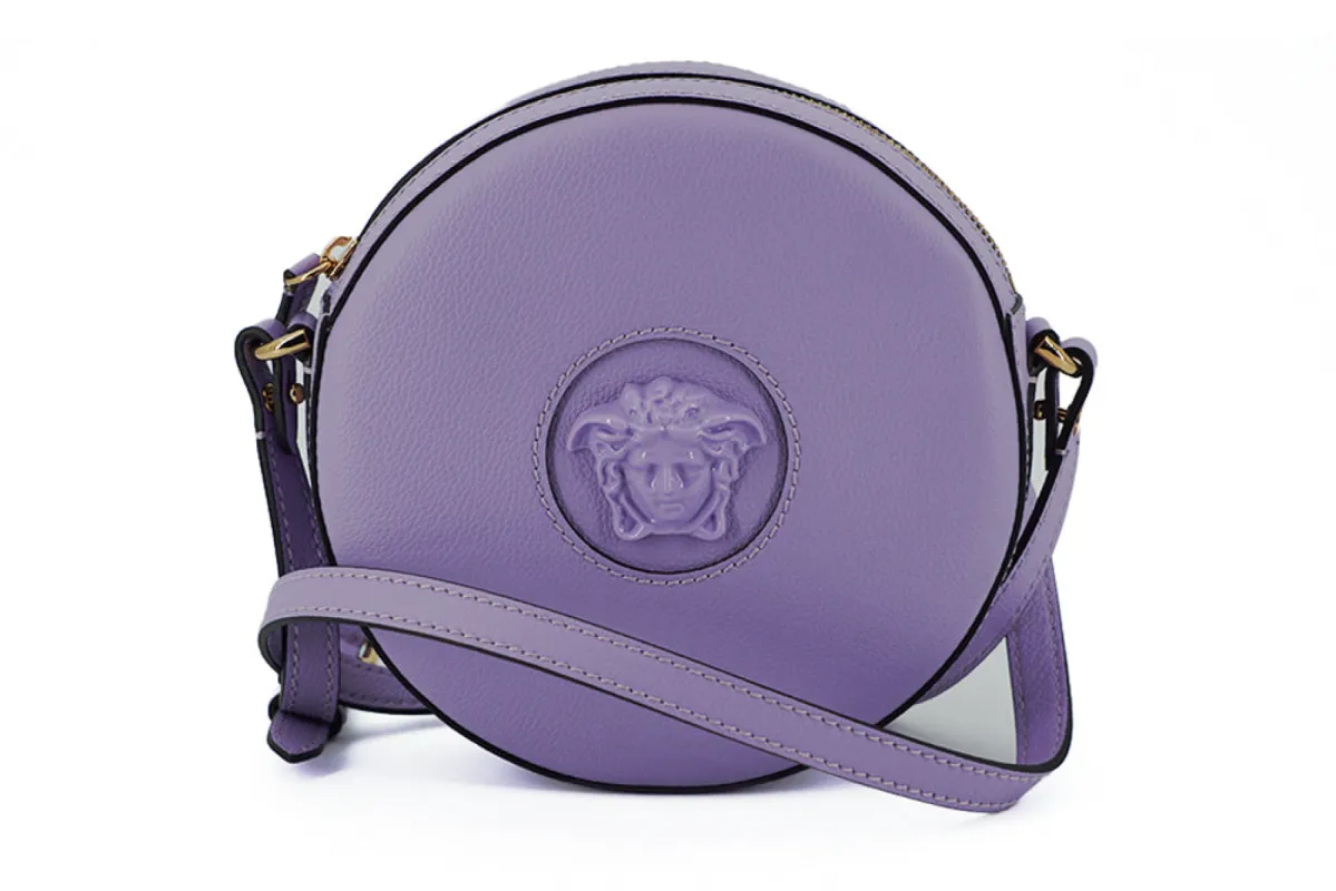Elegant Purple Round Shoulder Bag sold by Louxly
