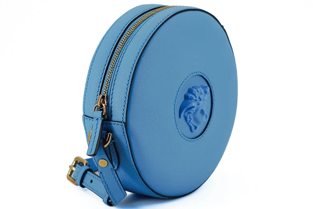 Chic Blue Leather Round Shoulder Bag sold by Louxly product image thumbnail 3