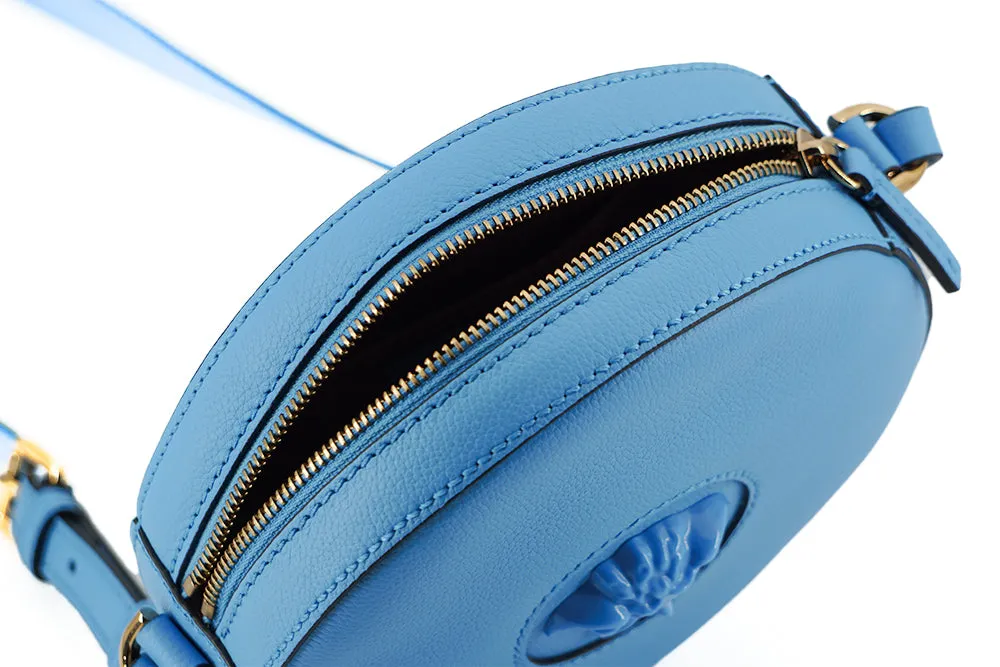Chic Blue Leather Round Shoulder Bag sold by Louxly product image thumbnail 5