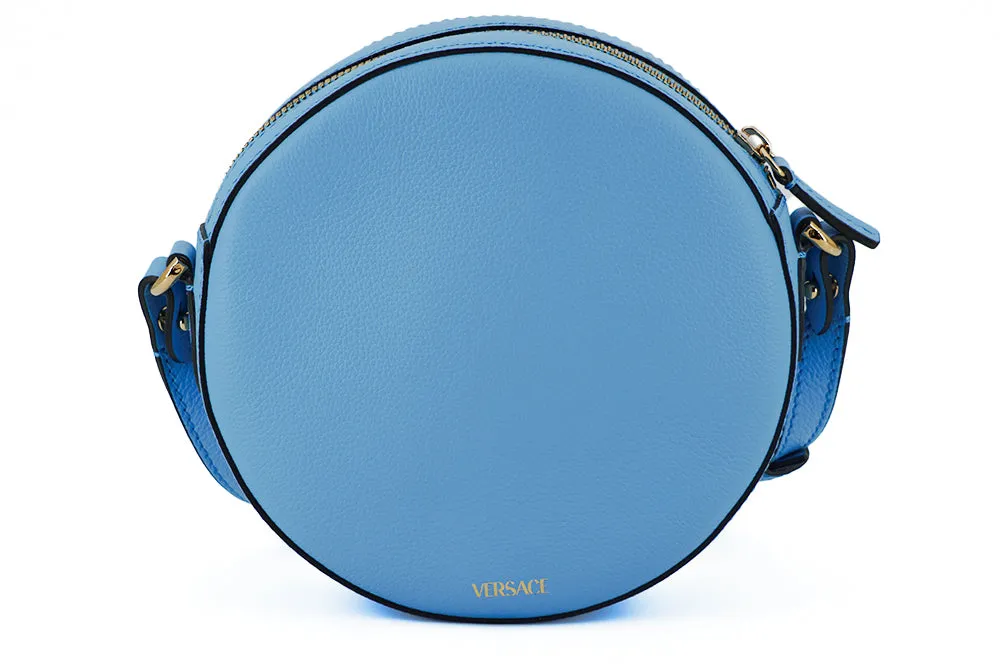 Chic Blue Leather Round Shoulder Bag sold by Louxly product image thumbnail 2