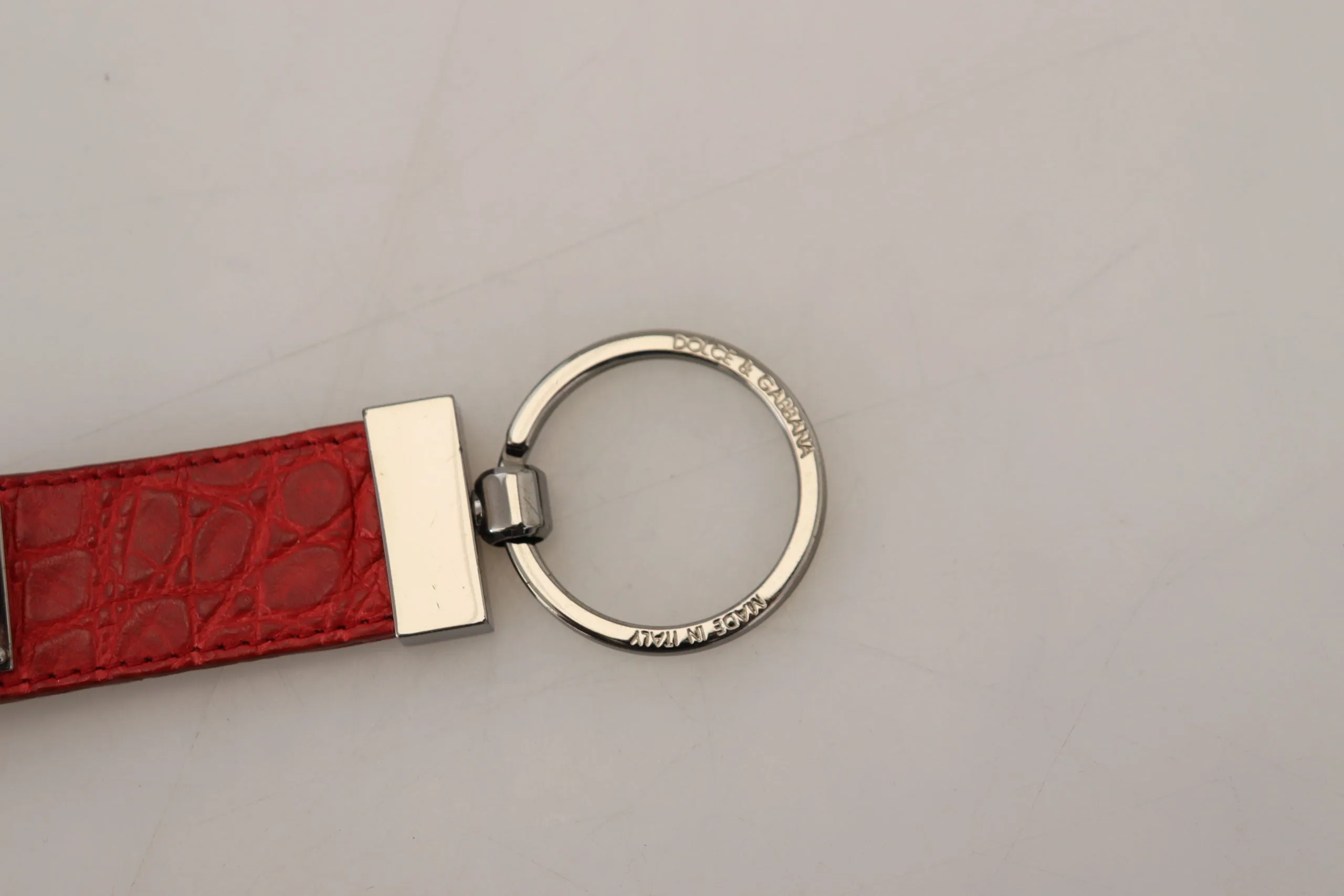 Chic Red Leather Keychain & Charm Accessory sold by Louxly product image thumbnail 5