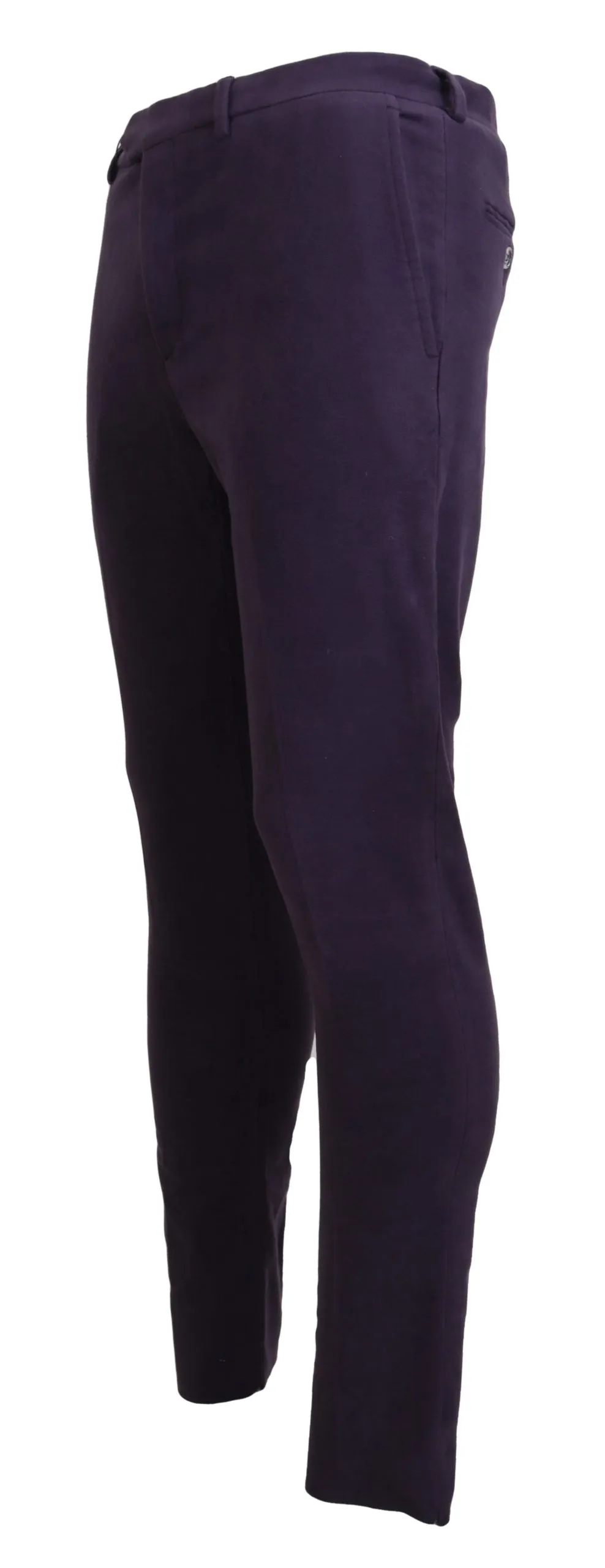 Elegant Purple Cotton Trousers sold by Louxly product image thumbnail 2
