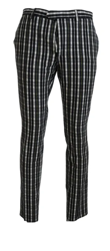 Elegant Black and White BENCIVENGA Pants sold by Louxly