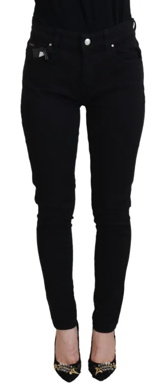 Elegant Black Denim Pants sold by Louxly