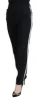 Elegant Black Wool-Silk Pants sold by Louxly
