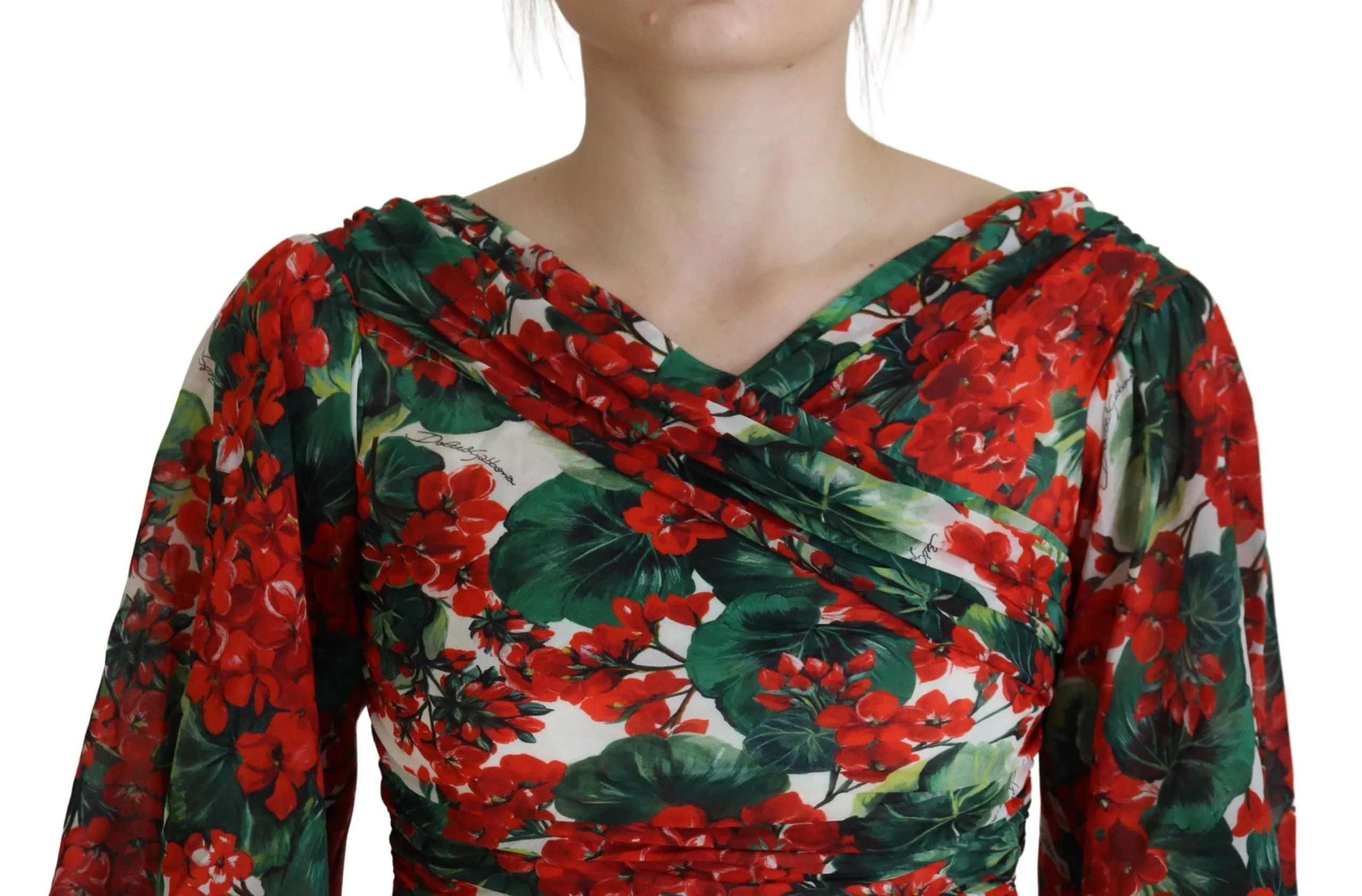 Enchanting Floral Print Sheath Dress sold by Louxly product image thumbnail 4