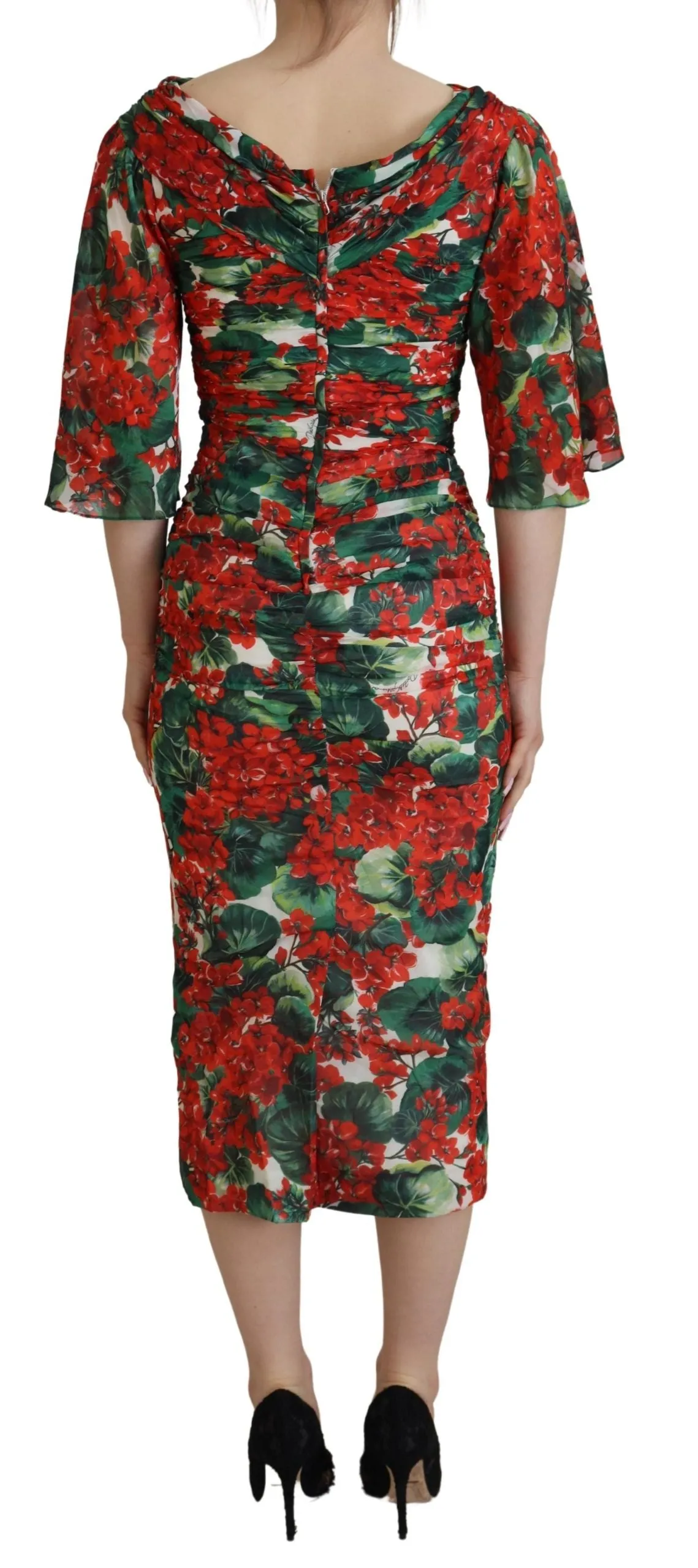 Enchanting Floral Print Sheath Dress sold by Louxly product image thumbnail 3