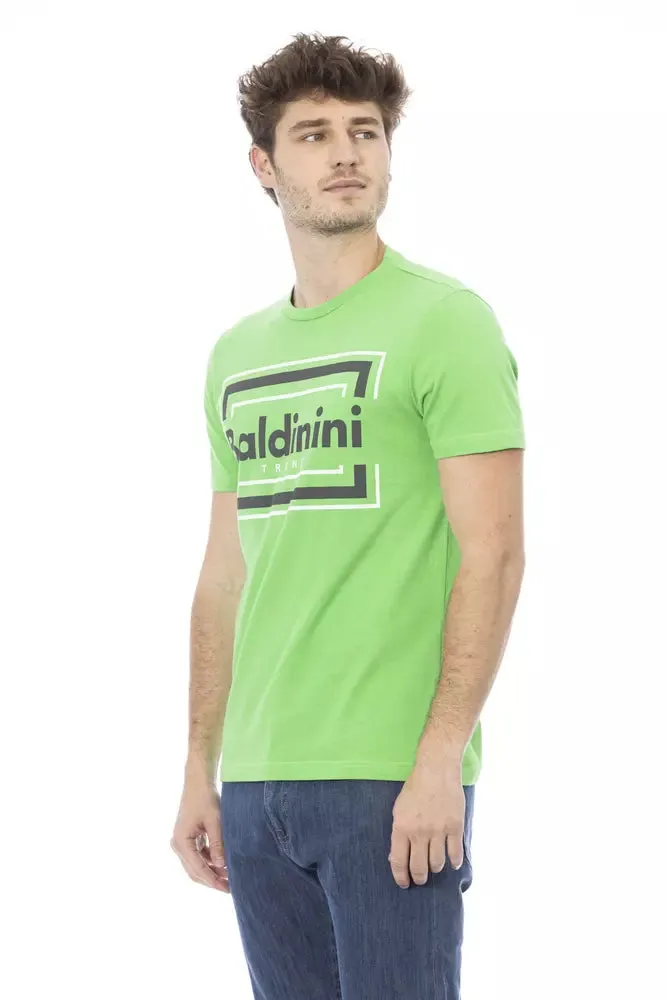 Green Cotton Men T-Shirt sold by Louxly product image thumbnail 2