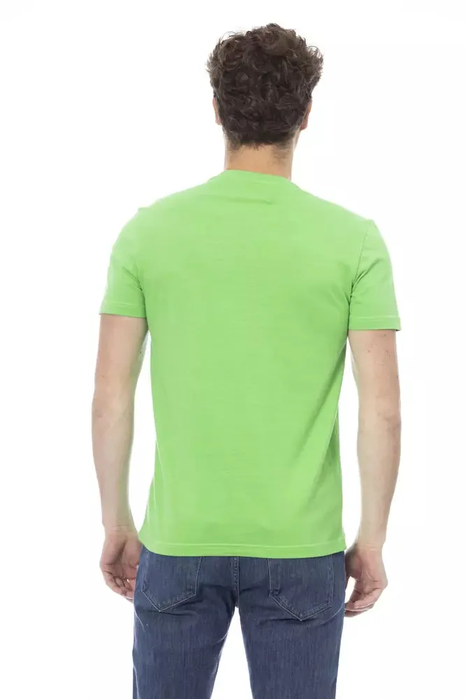 Green Cotton Men T-Shirt sold by Louxly product image thumbnail 3