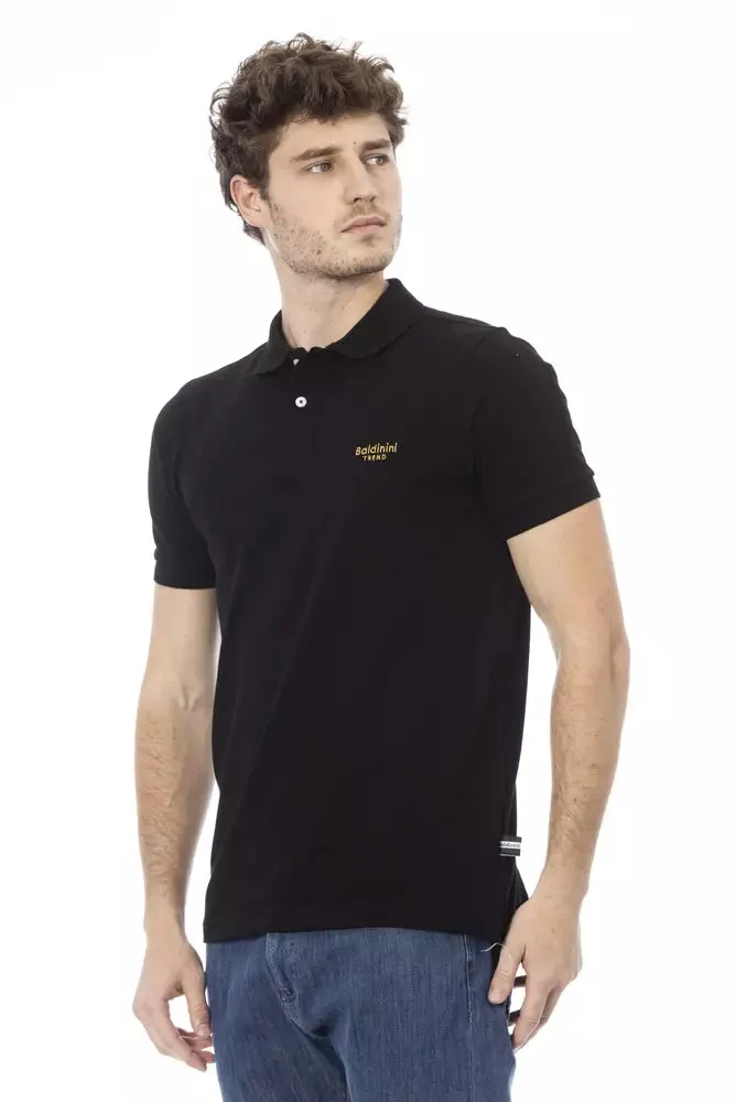 Black Cotton Men Polo sold by Louxly product image thumbnail 2
