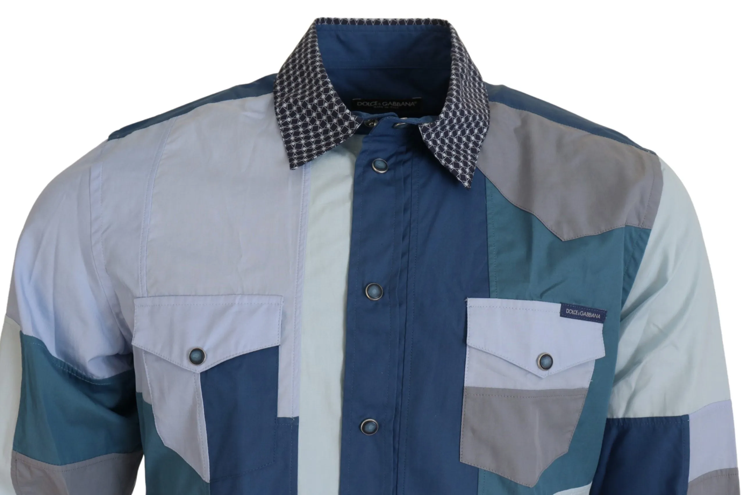 Elegant Multicolor Slim Fit Casual Shirt sold by Louxly product image thumbnail 4