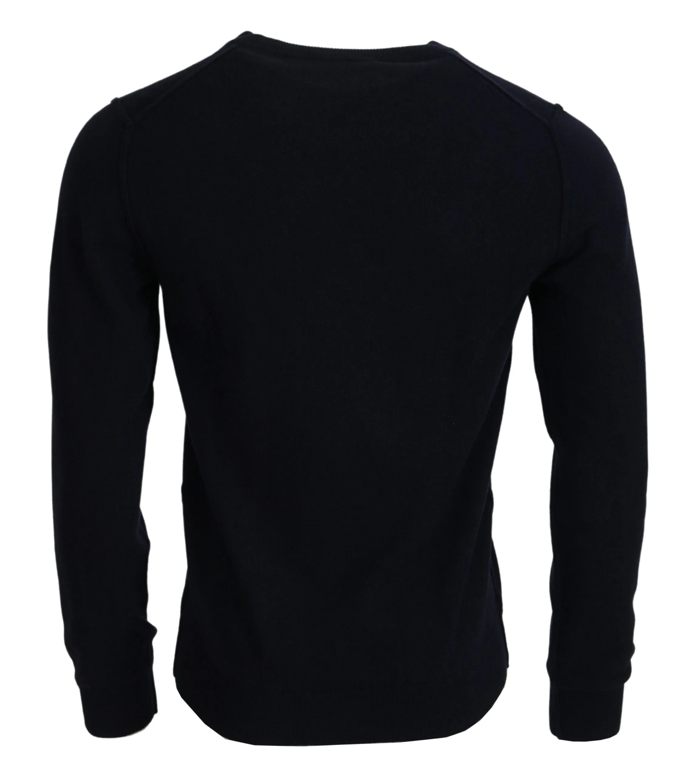 Elegant Blue Cashmere Pullover Sweater sold by Louxly product image thumbnail 3