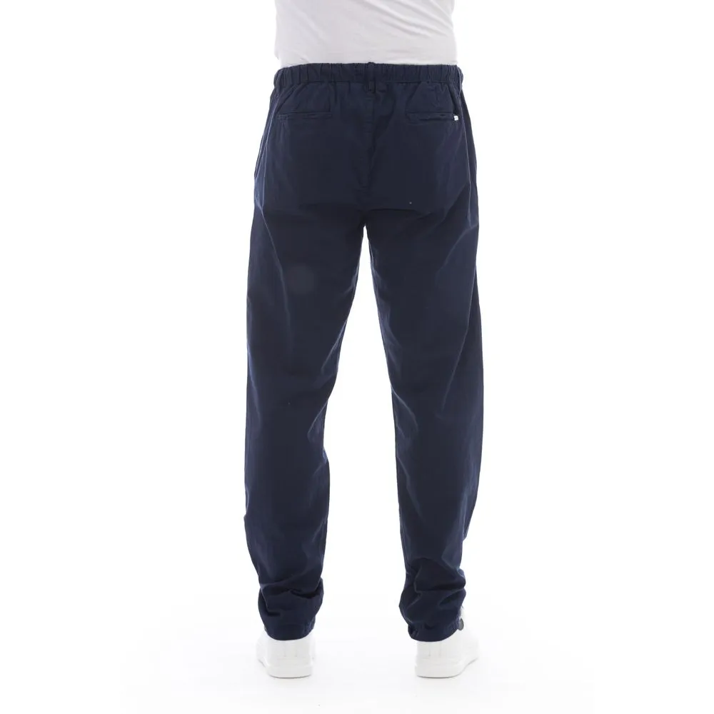 Blue Cotton Men Chino Pants sold by Louxly product image thumbnail 3