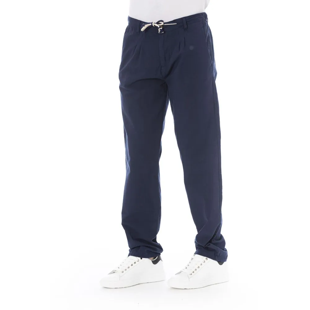 Blue Cotton Men Chino Pants sold by Louxly product image thumbnail 2