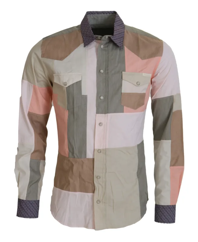 Elegant Multicolor Slim Fit Casual Shirt sold by Louxly