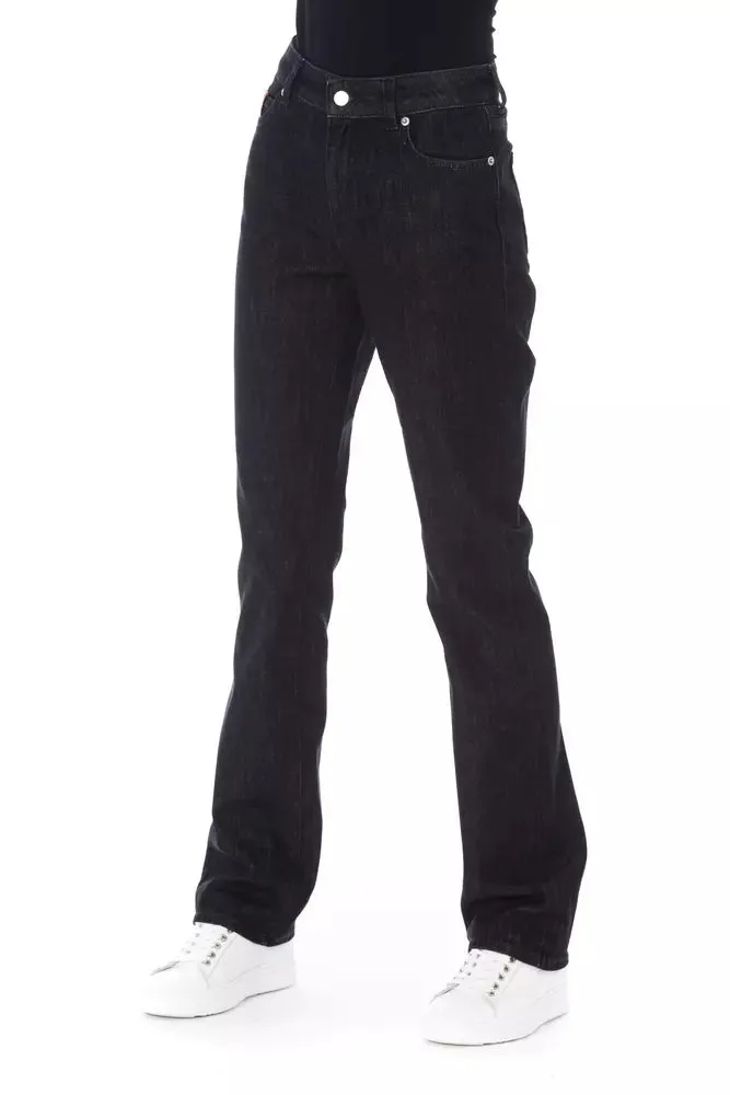 Black Cotton Women Jean sold by Louxly product image thumbnail 2