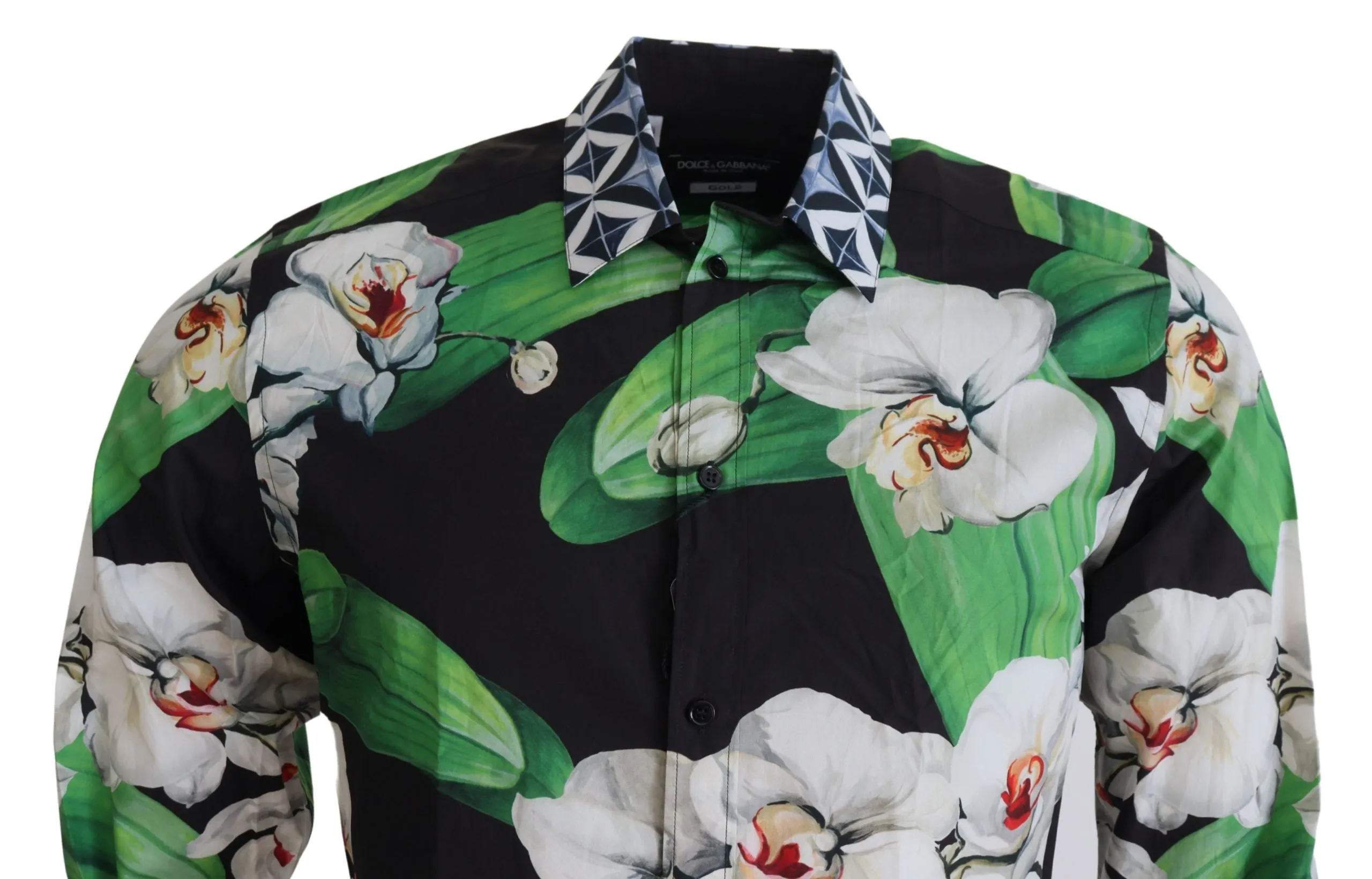 Floral Elegance Slim Fit Dress Shirt sold by Louxly product image thumbnail 5