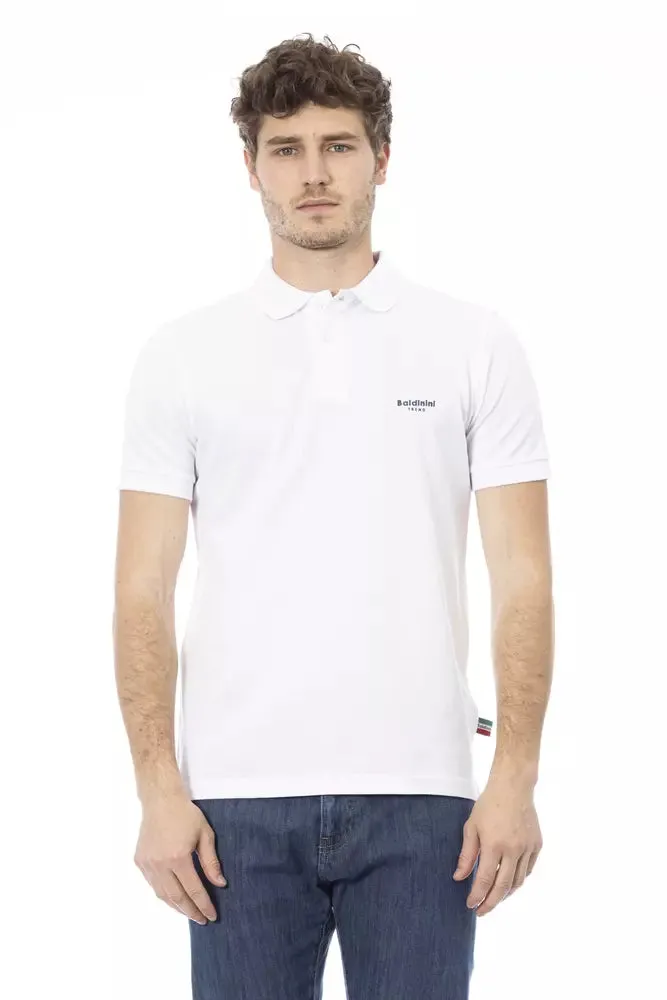 White Cotton Men Polo sold by Louxly