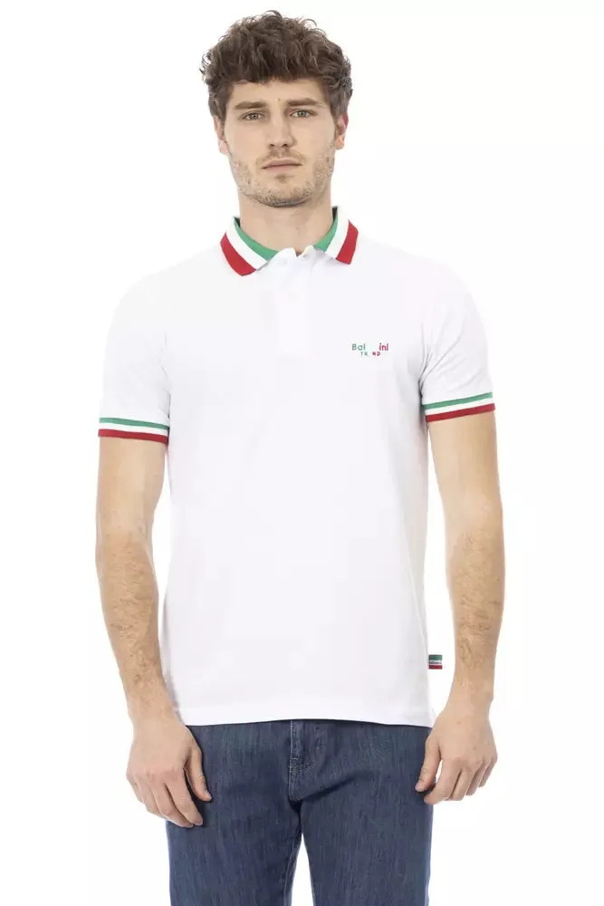White Cotton Men Polo sold by Louxly