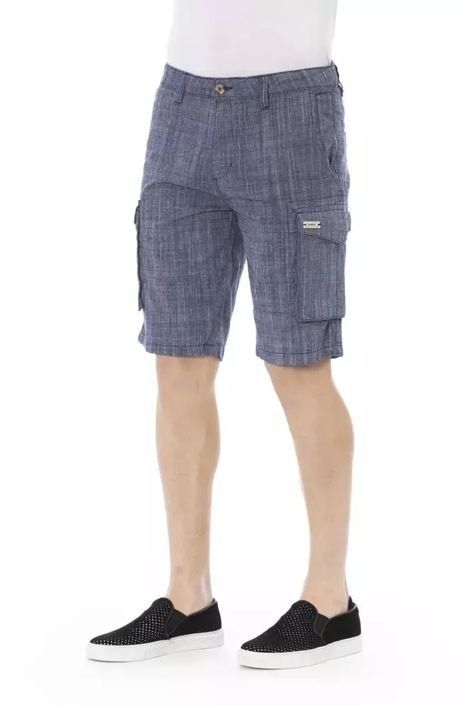 Blue Cotton Men Cargo Short sold by Louxly product image thumbnail 2