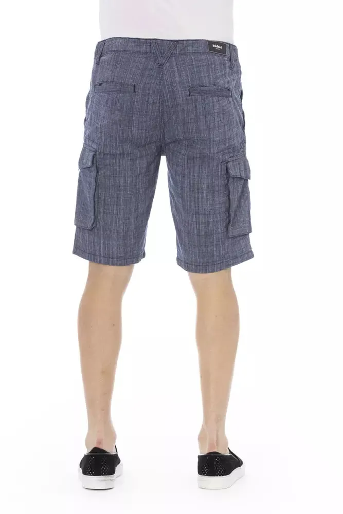 Blue Cotton Men Cargo Short sold by Louxly product image thumbnail 3