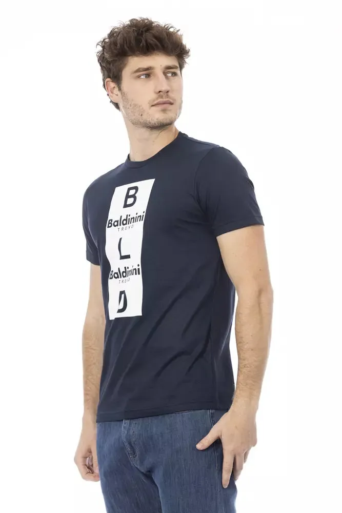 Blue Cotton Men T-Shirt sold by Louxly product image thumbnail 2