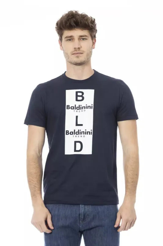 Blue Cotton Men T-Shirt sold by Louxly