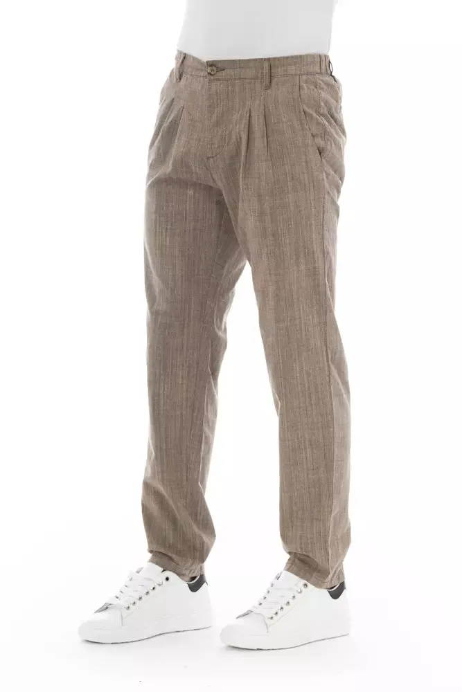Beige Cotton Men Chino Trousers sold by Louxly product image thumbnail 2