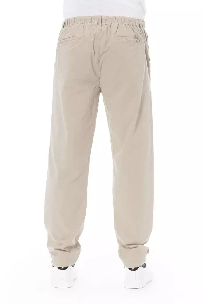Beige Cotton Men Chino Pants sold by Louxly product image thumbnail 3