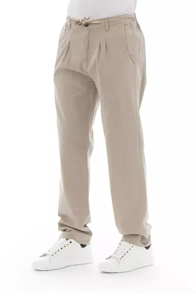 Beige Cotton Men Chino Pants sold by Louxly product image thumbnail 2