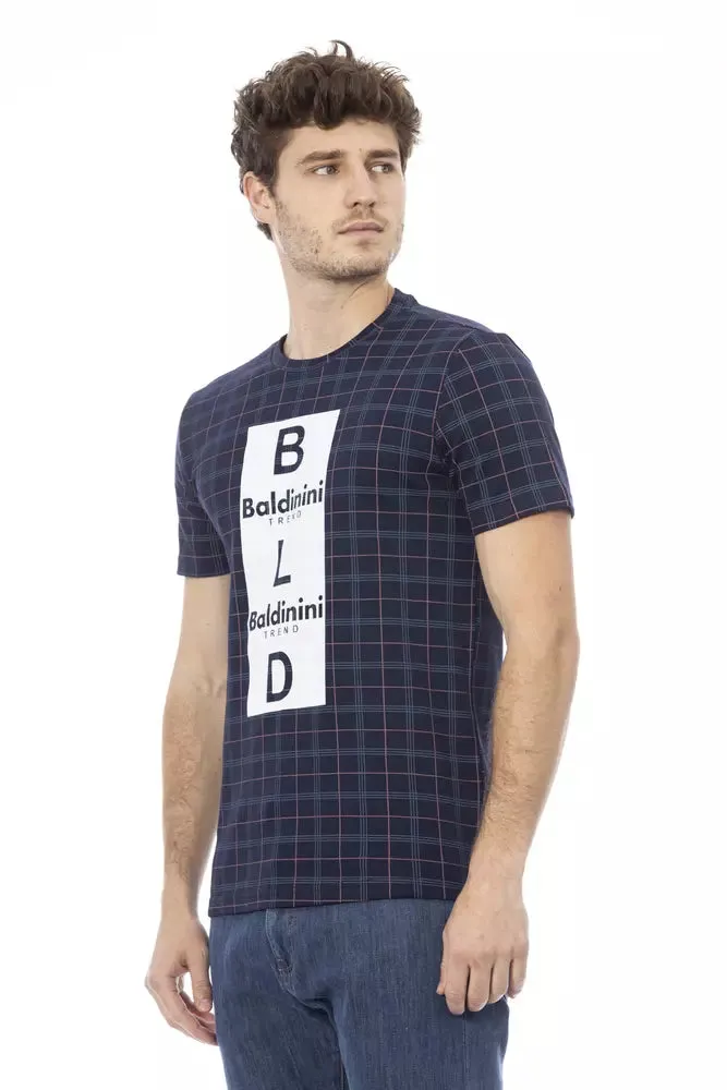 Blue Cotton Men T-Shirt sold by Louxly product image thumbnail 2