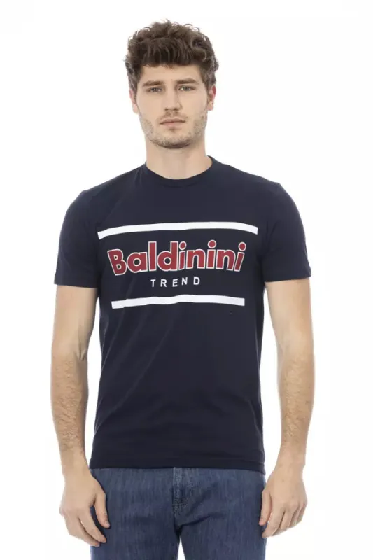 Blue Cotton Men T-Shirt sold by Louxly