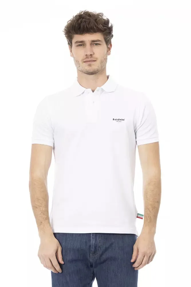 White Cotton Men Polo sold by Louxly
