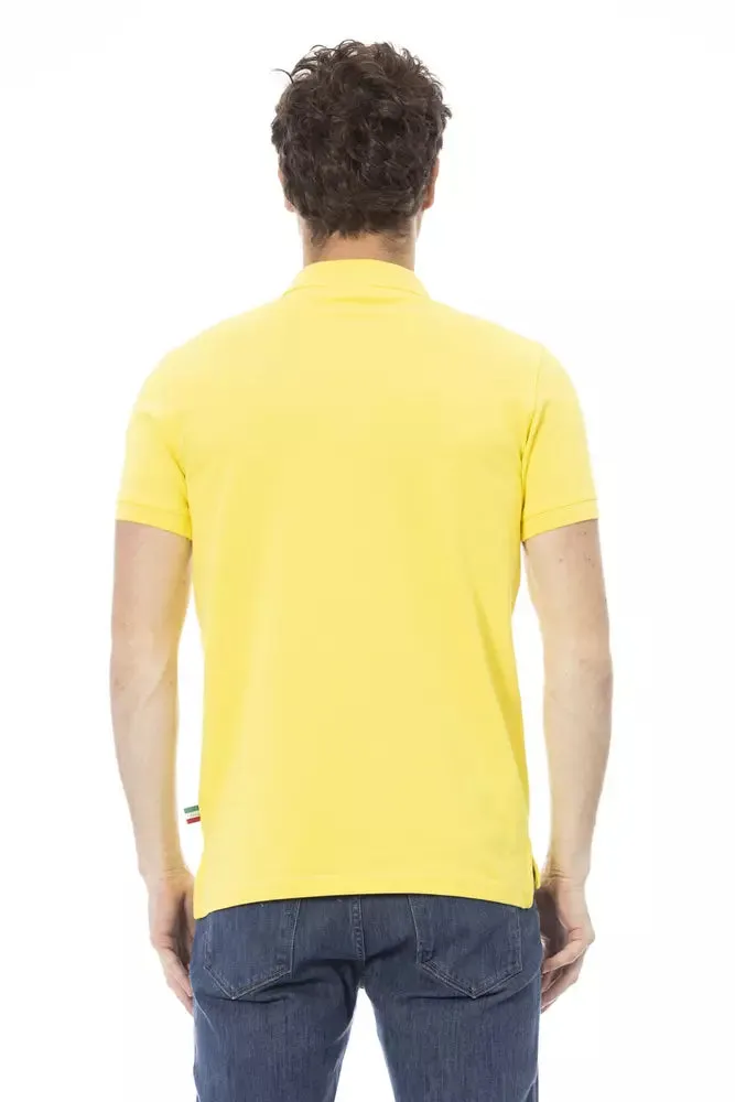 Yellow Cotton Men Polo sold by Louxly product image thumbnail 3