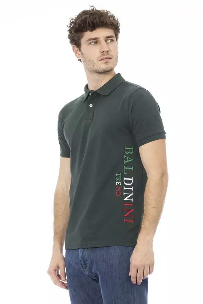 Green Cotton Men Polo sold by Louxly product image thumbnail 2