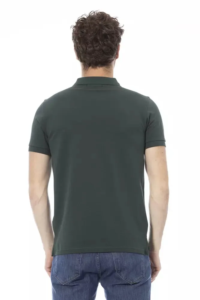 Green Cotton Men Polo sold by Louxly product image thumbnail 3