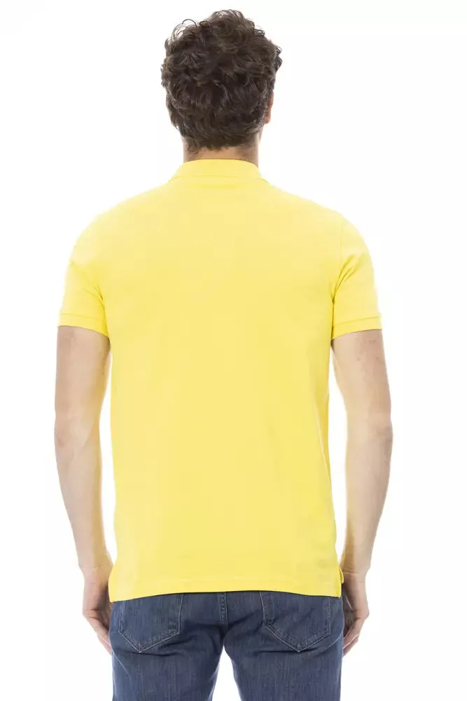 Yellow Cotton Men Polo-Shirt sold by Louxly product image thumbnail 3