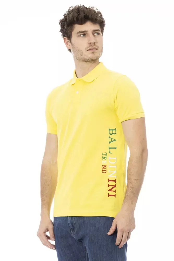 Yellow Cotton Men Polo-Shirt sold by Louxly product image thumbnail 2