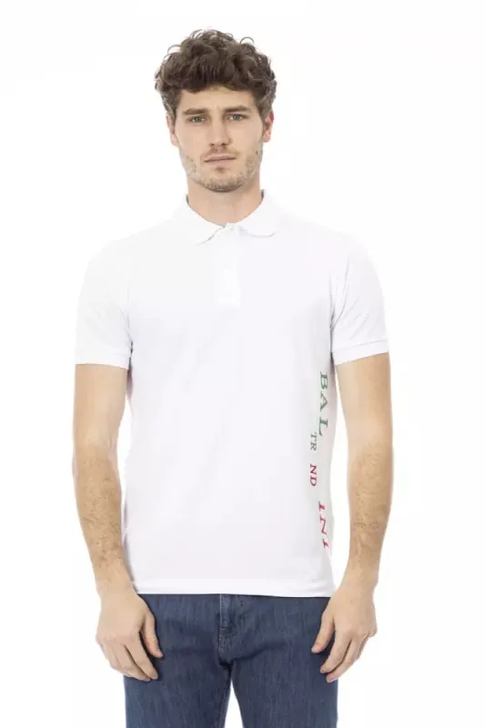 White Cotton Men Polo sold by Louxly