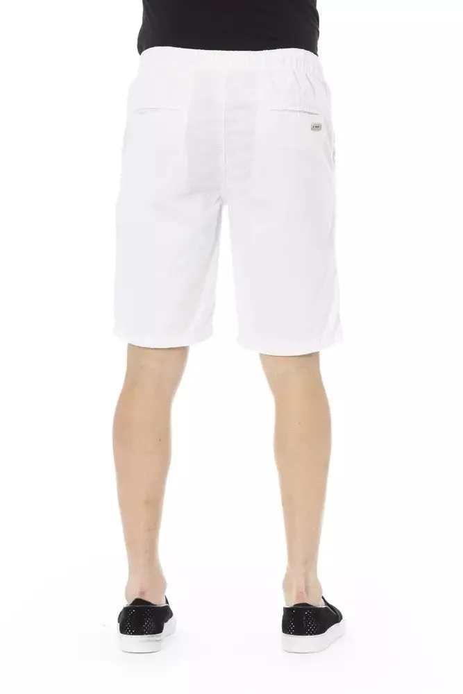 White Cotton Men's Bermuda Shorts sold by Louxly product image thumbnail 3