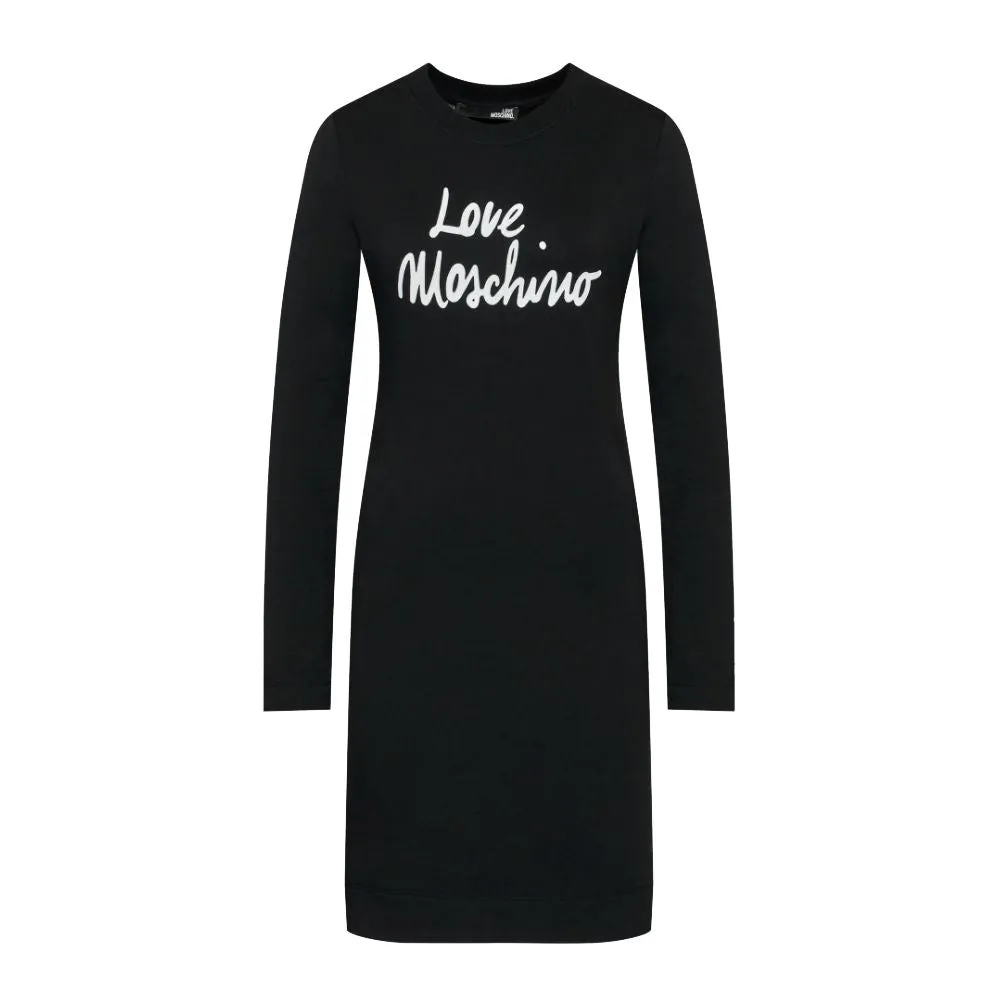 Chic Embossed Logo Cotton Blend Dress sold by Louxly product image thumbnail 5