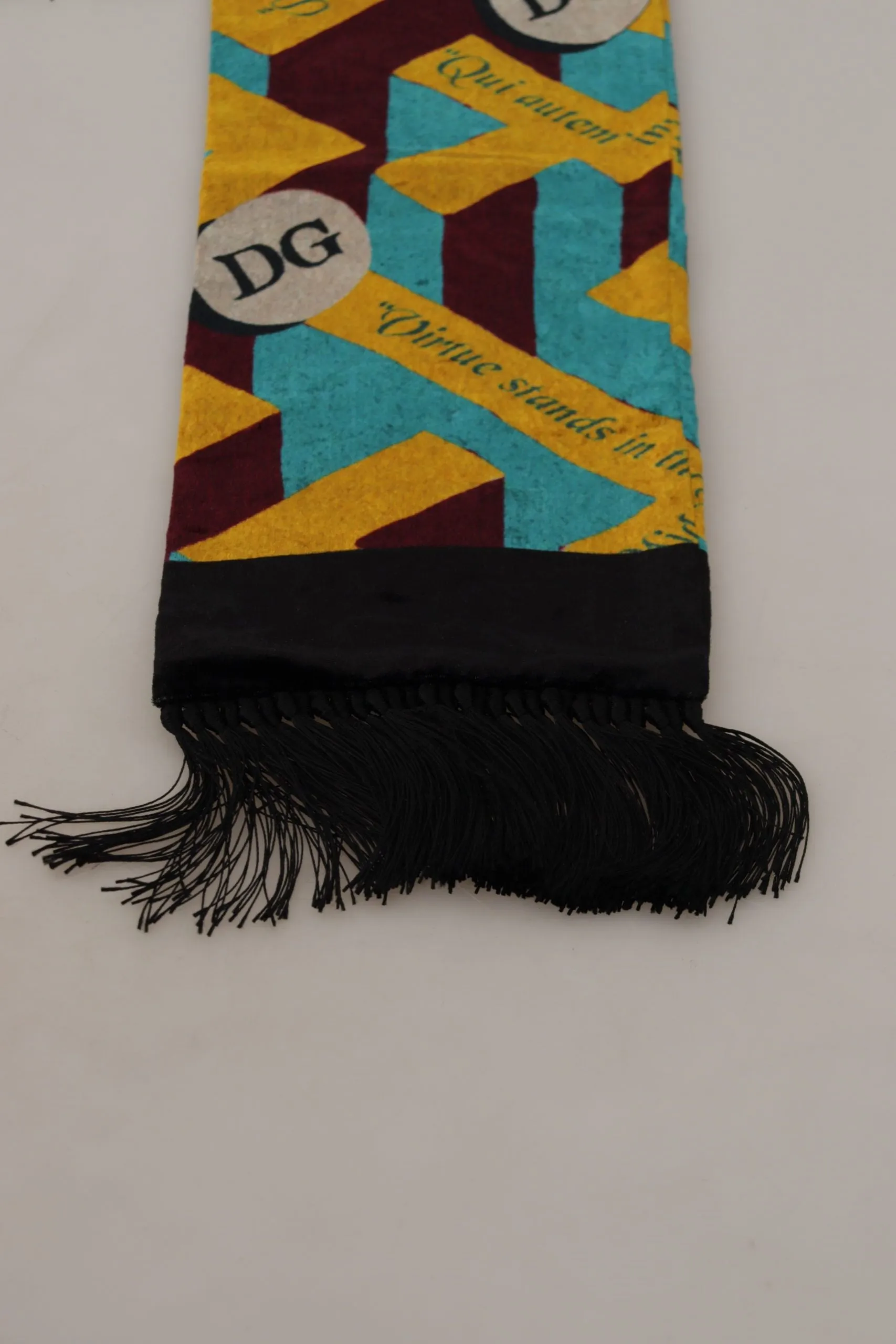 Elegant Multicolor Silk Blend Men's Scarf sold by Louxly product image thumbnail 3