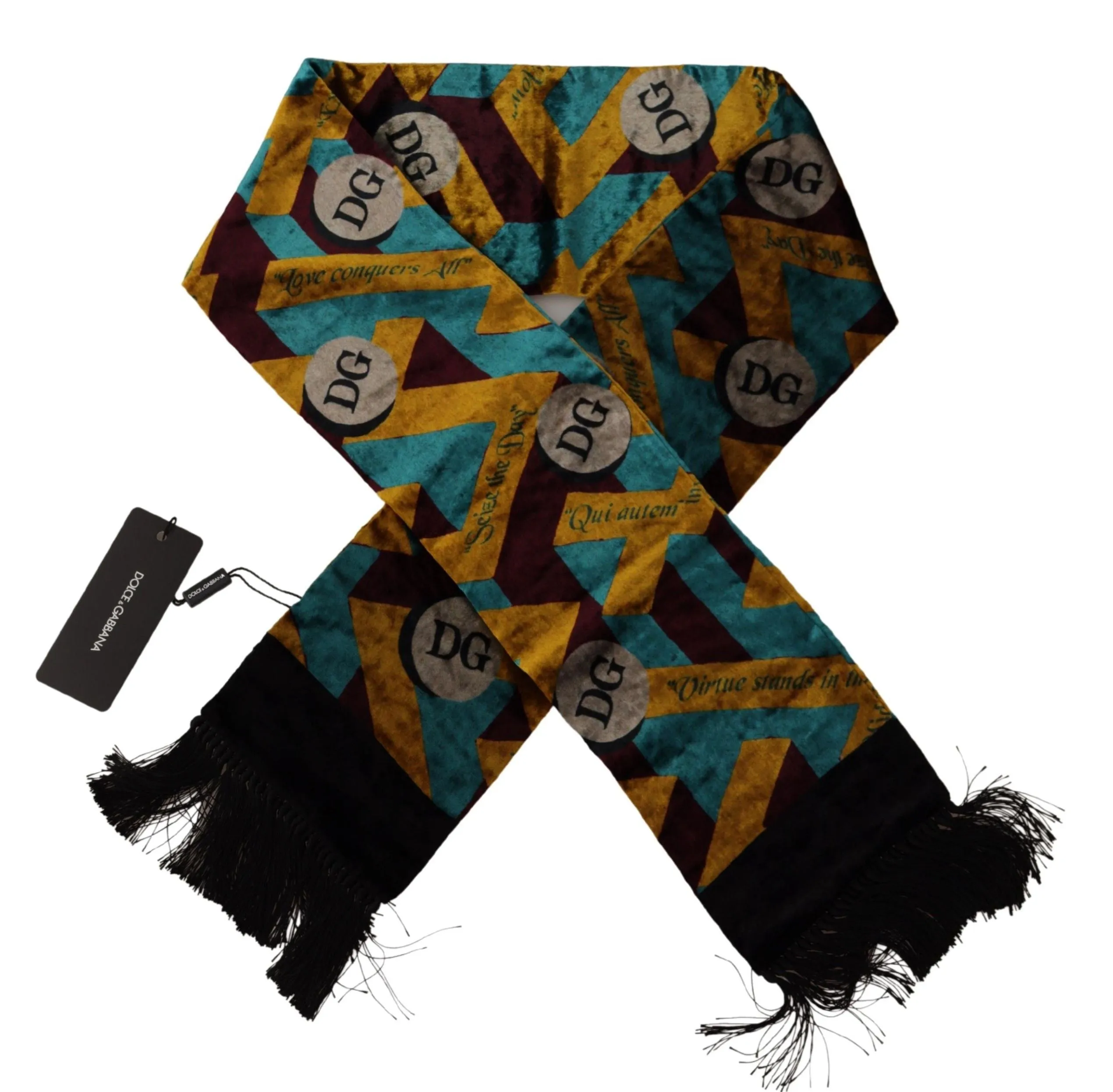 Elegant Multicolor Silk Blend Men's Scarf sold by Louxly product image thumbnail 2