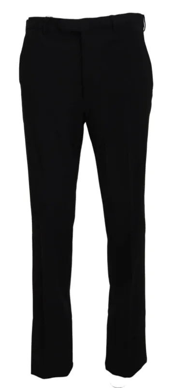Elegant Black MainLine Trousers sold by Louxly