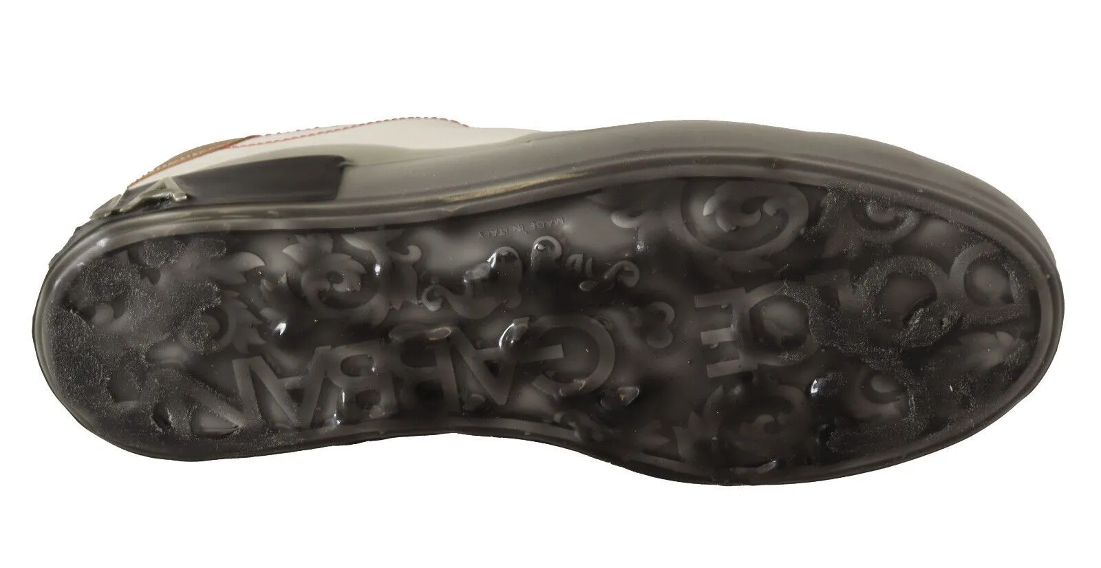 Elegant White & Gold Leather Sneakers sold by Louxly product image thumbnail 5