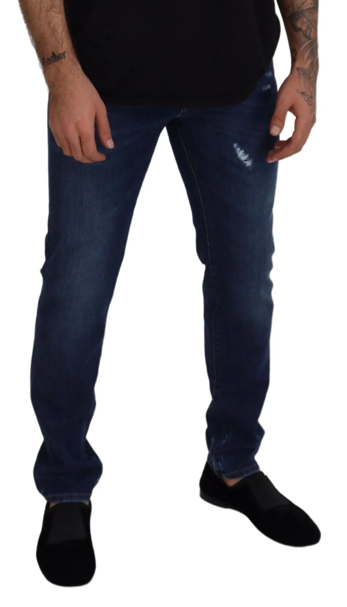 Chic Slim Fit Italian Denim Sensation sold by Louxly product image thumbnail 3