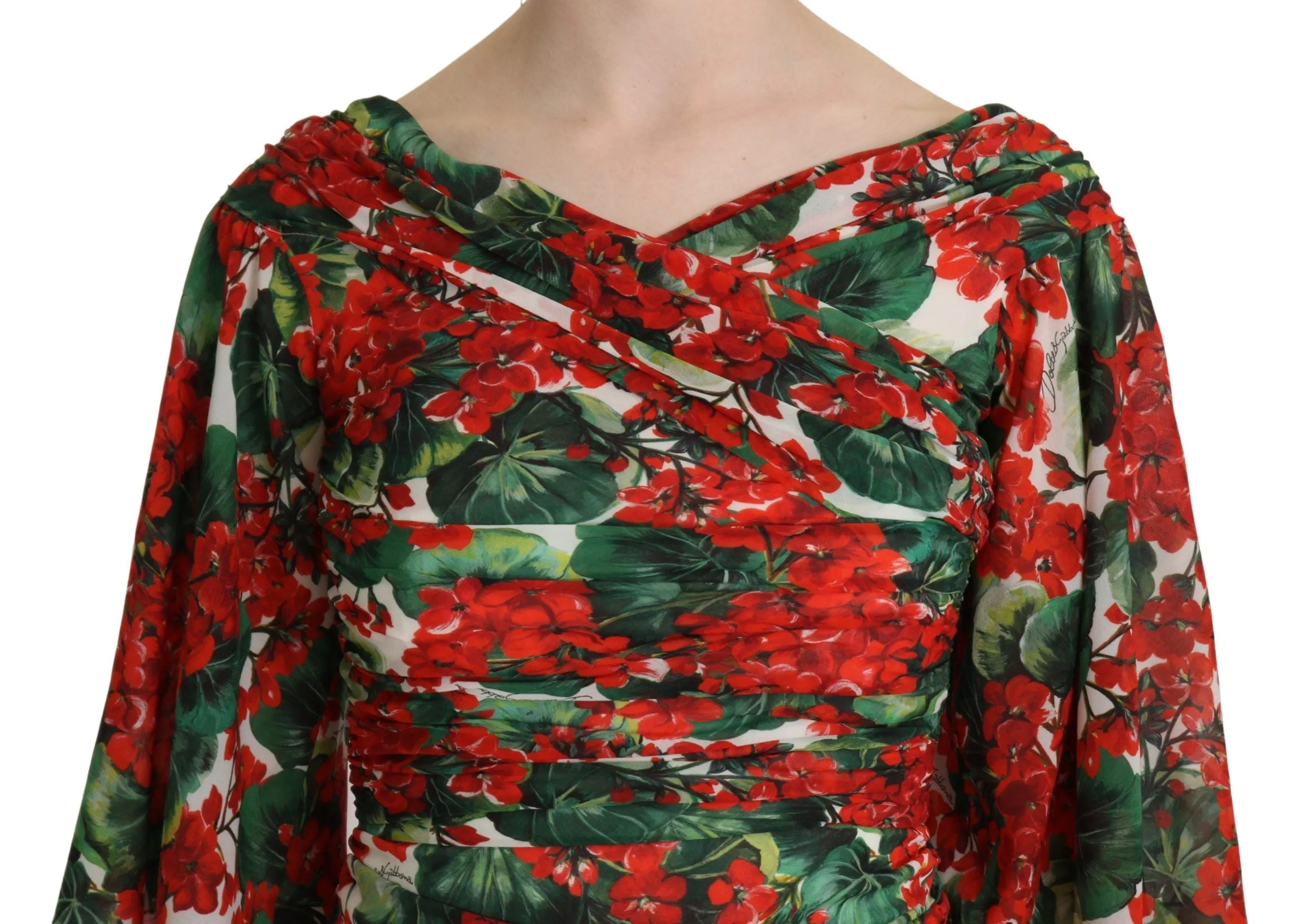 Enchanting Floral Midi Sheath Dress sold by Louxly product image thumbnail 5