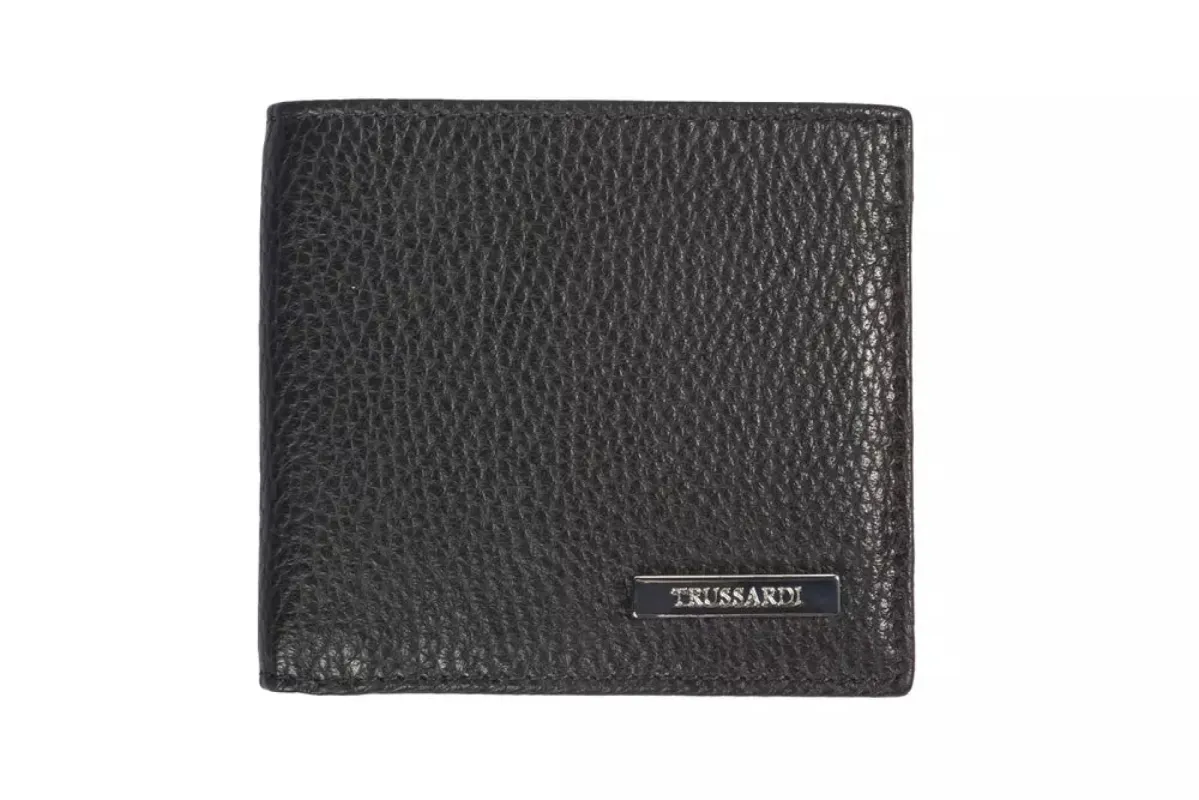 Black Leather Men Wallet sold by Louxly